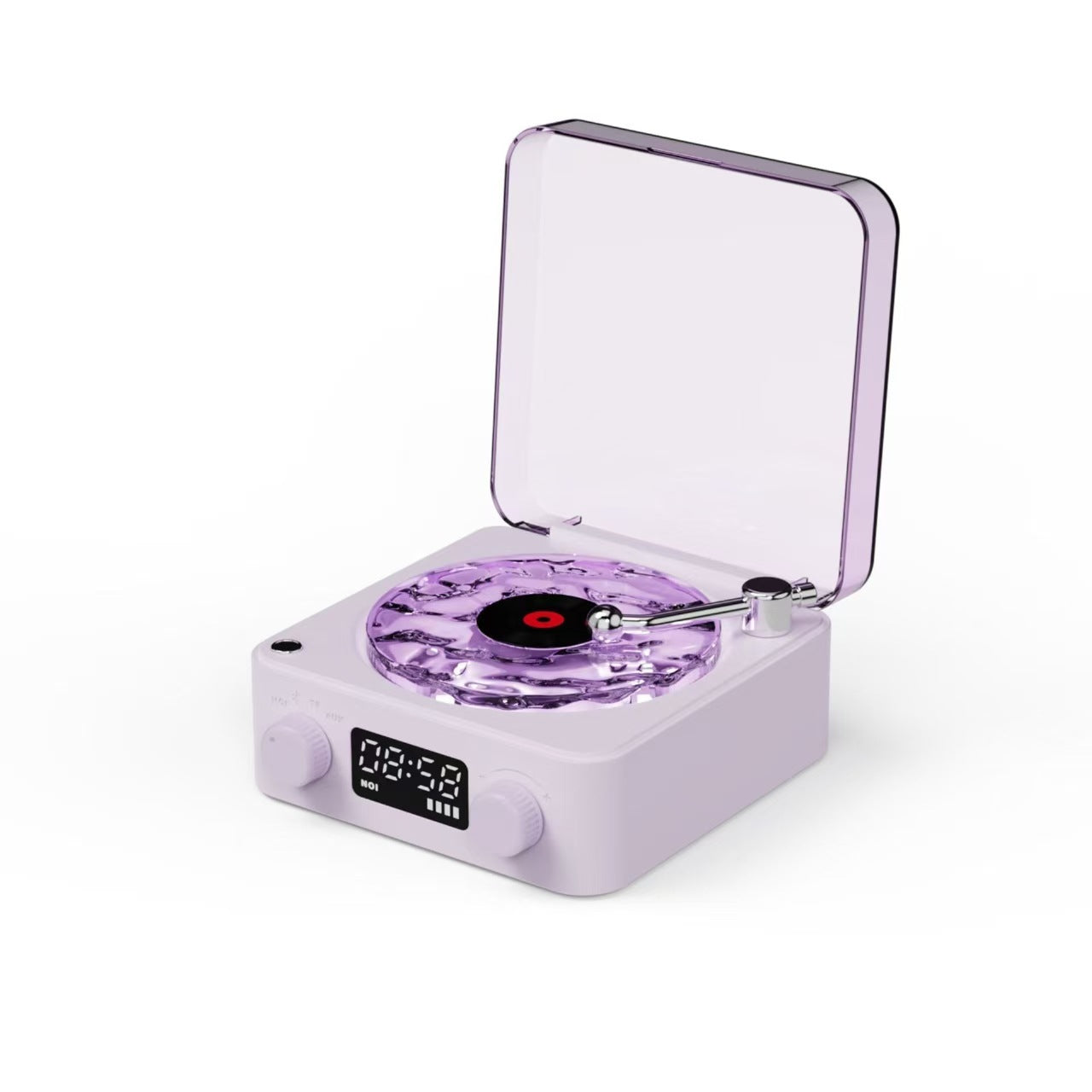 Retro Bluetooth Speaker with Vinyl Design