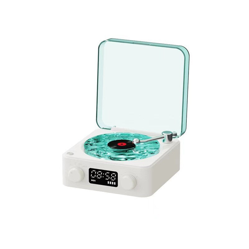 Retro Bluetooth Speaker with Vinyl Design